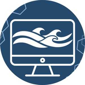 Marine monitor icon